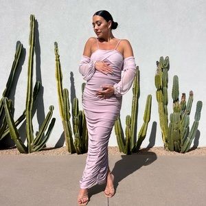 CLUB L LONDON MATERNITY DRESS